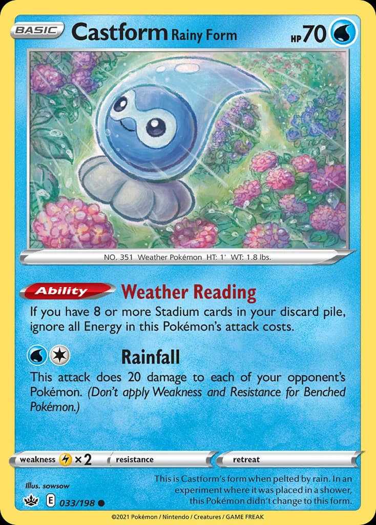 Castform Rainy Form
